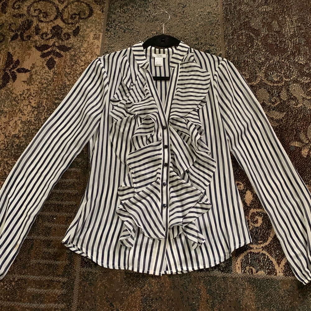 Cache Ruffle Top - image 1